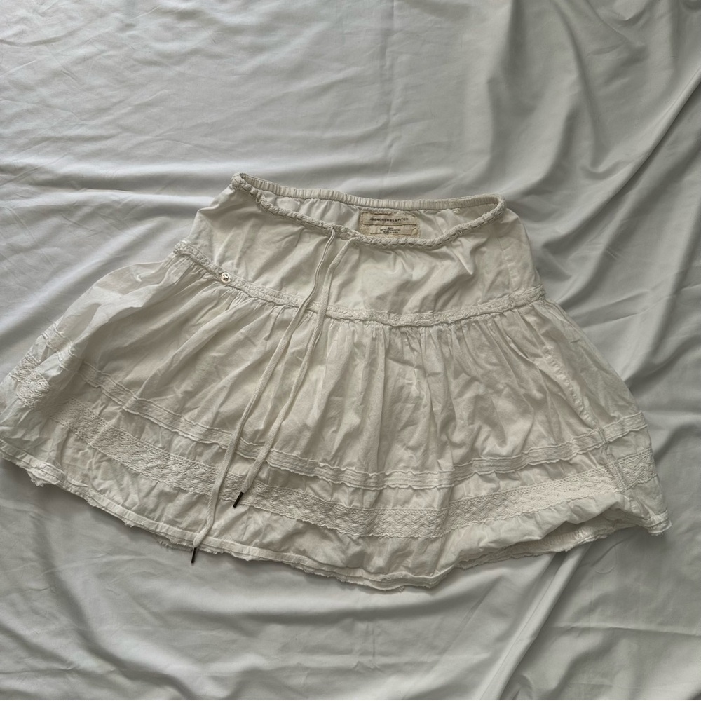 Y2K White Women's Skirt